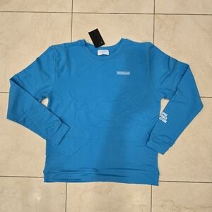 Burn Boot Camp Long Sleeve French Terry Pullover, New, Blue